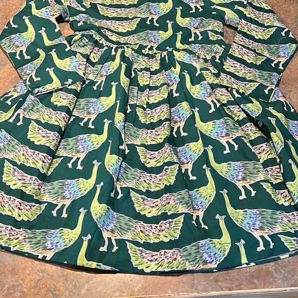 Pink Chicken New York Peacock Green Dress size 10 - Picture 5 of 11